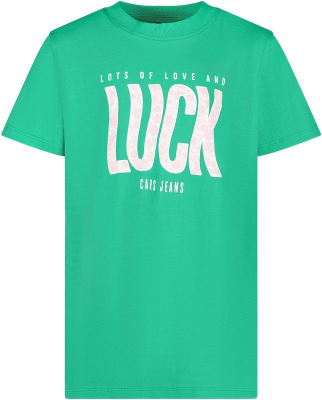 T-shirt - Luck - Geel - Katoen