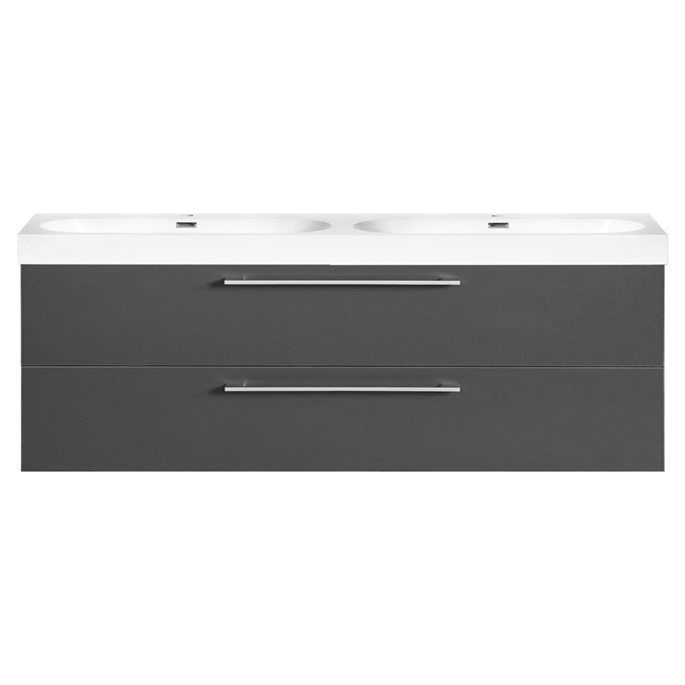 Differnz Somero badmeubelset 120cm antraciet