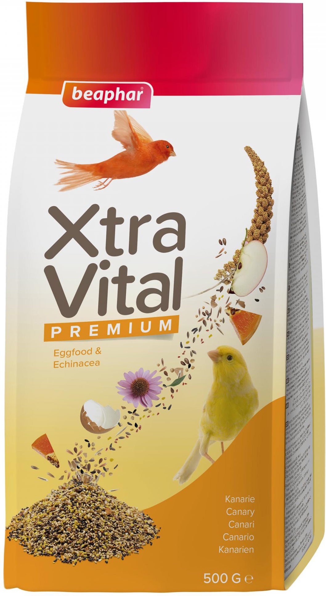 Beaphar vogelvoer Xtravital kanarie 500 gram