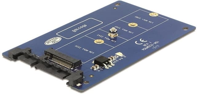 DeLOCK Adapter, interface konverter, SATA 22-pin til M.2 (NGFF), 6Gb/s