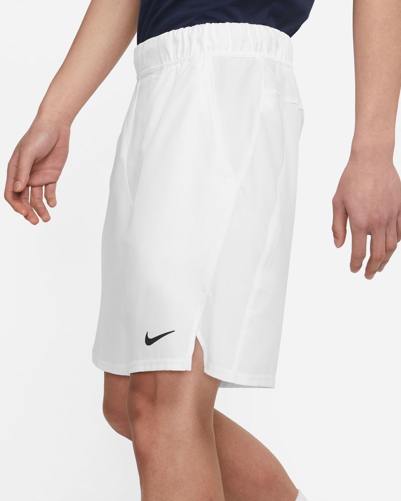Short de tennis Nike NikeCourt Blanc pour homme