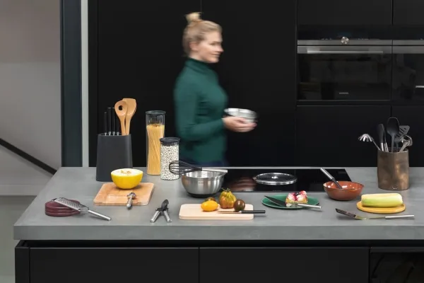 Brabantia 250583, Sort, Sølv, Plast, Nylon, 220 °C