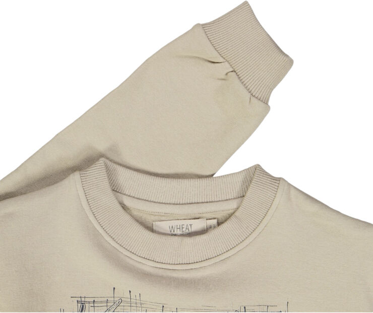 Wheat Sweatshirt Dådyr Gravel