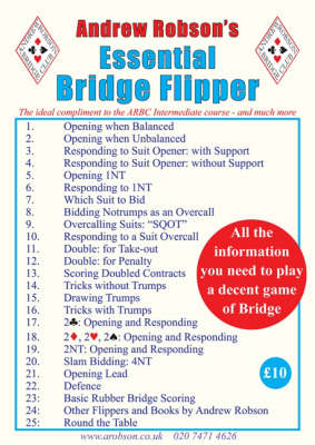 Andrew Robson's Essential Bridge Flipper - Bridge Flipper (Spiral bound)