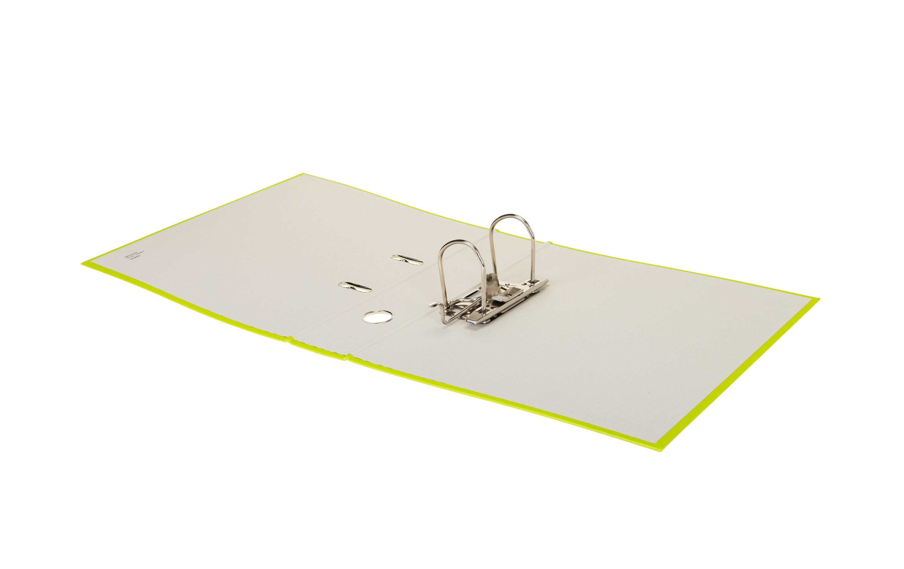 Ordner A4 7 cm, HellgrünA4-Ordner mit Rückenschild und Griffloch