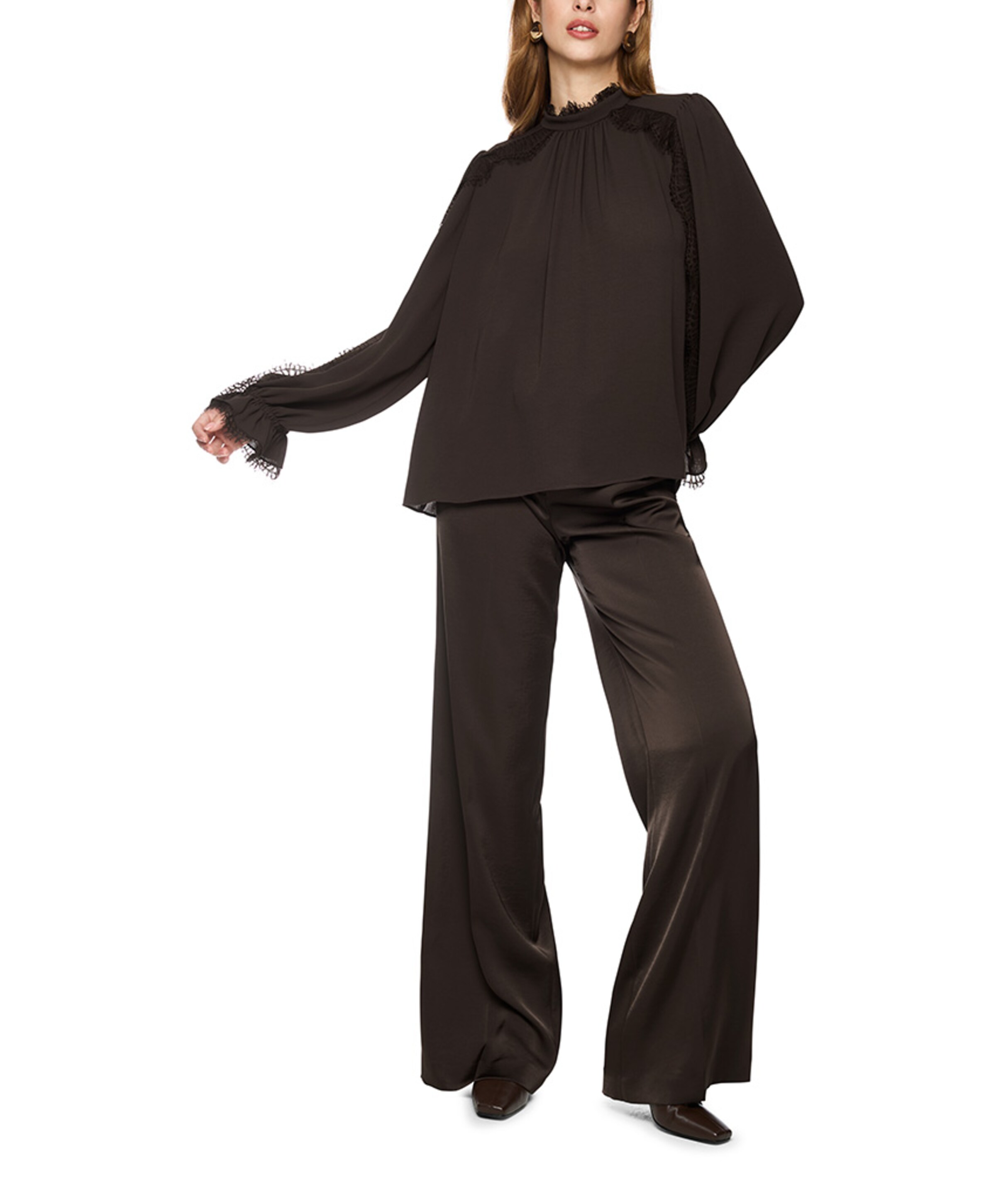 Marc Cain Dames blouse bruin