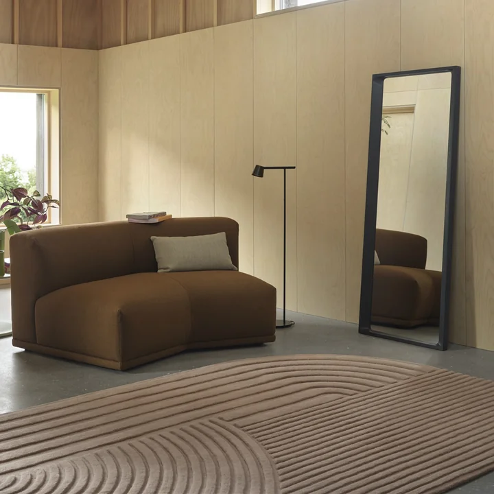 Muuto - Relevo Teppich, 200 x 300 cm, burnt orange