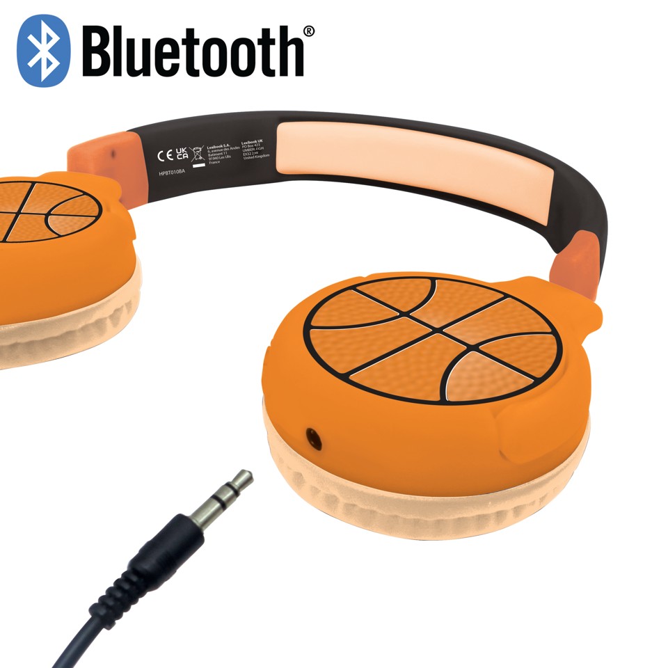 Lexibook - 2-i-1 Basketball Bluetooth-hovedtelefoner