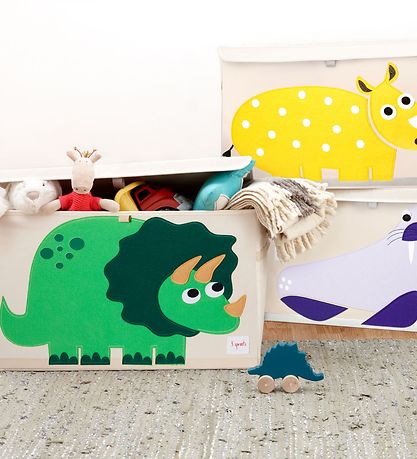 3 Sprouts Aufbewahrungsbox - 38x61x37 - Dinosaur