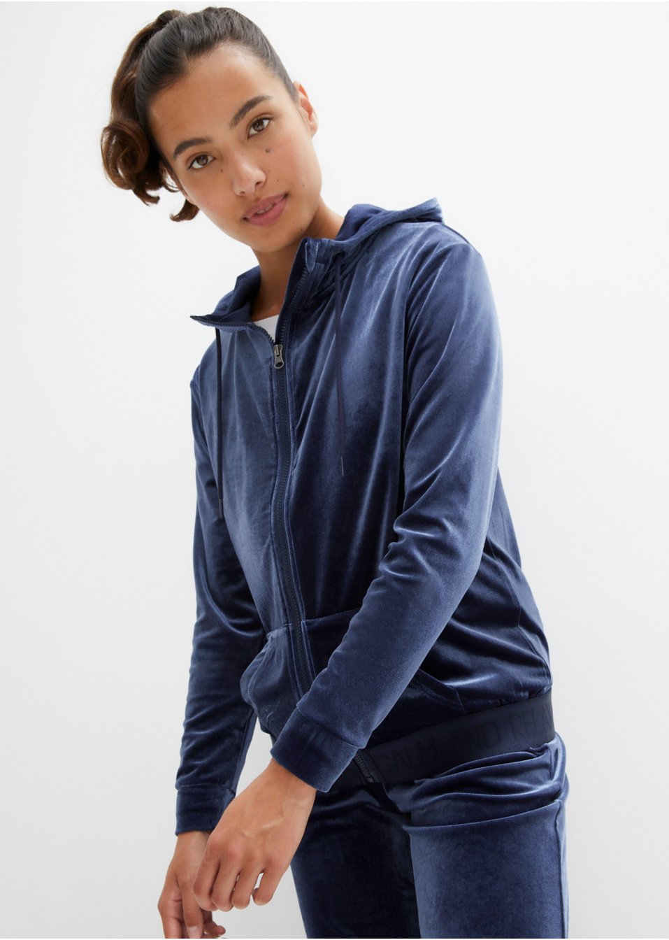 Veste en velours doux