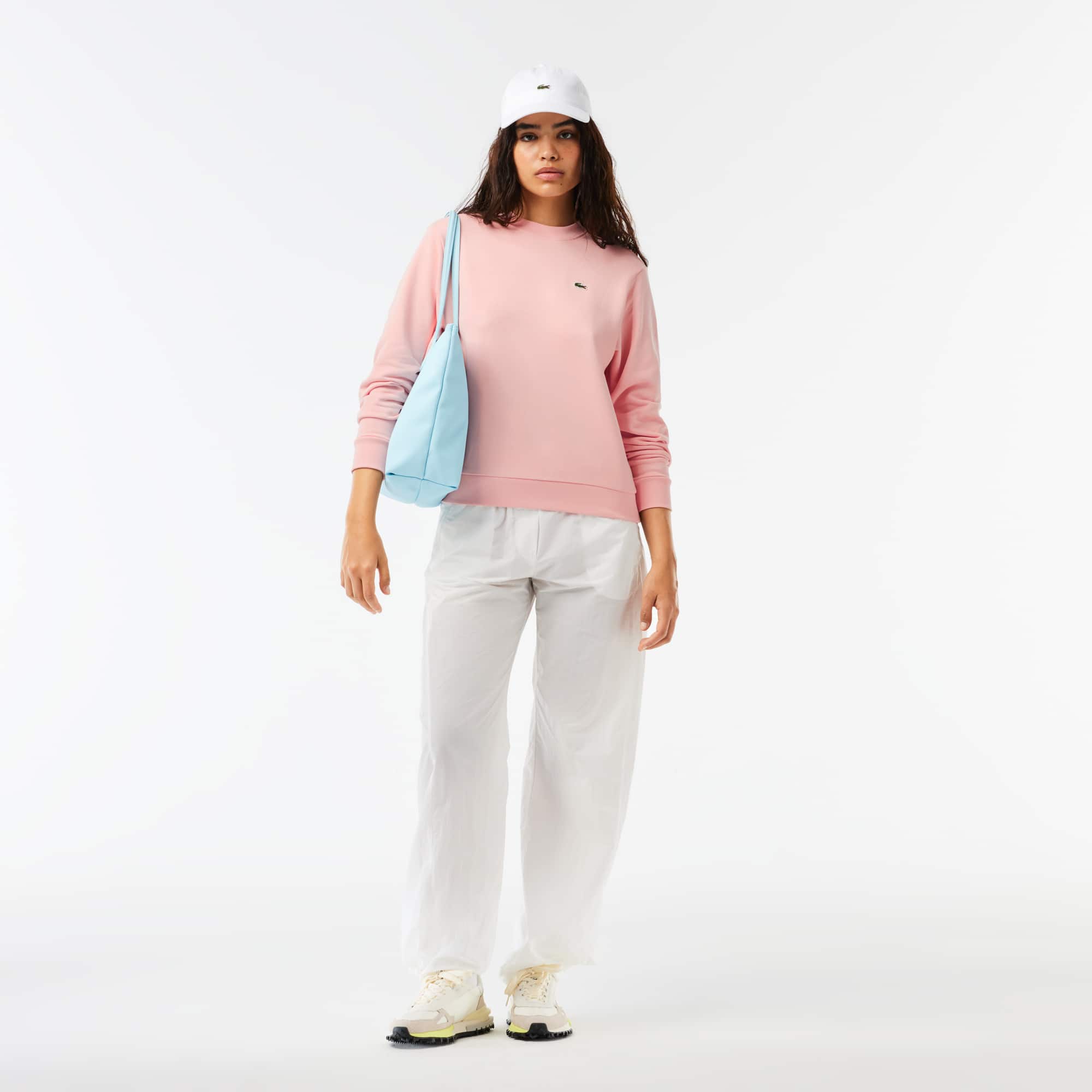 Sweatshirt Jogger femme Lacoste en molleton Sweatshirts - Rose - Lacoste - Femme