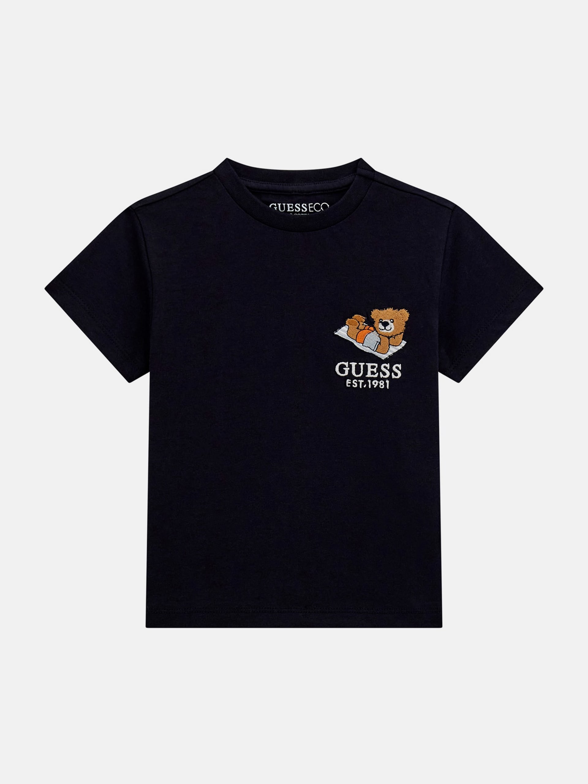 Camiseta com estampa e gola redonda (3M-7)