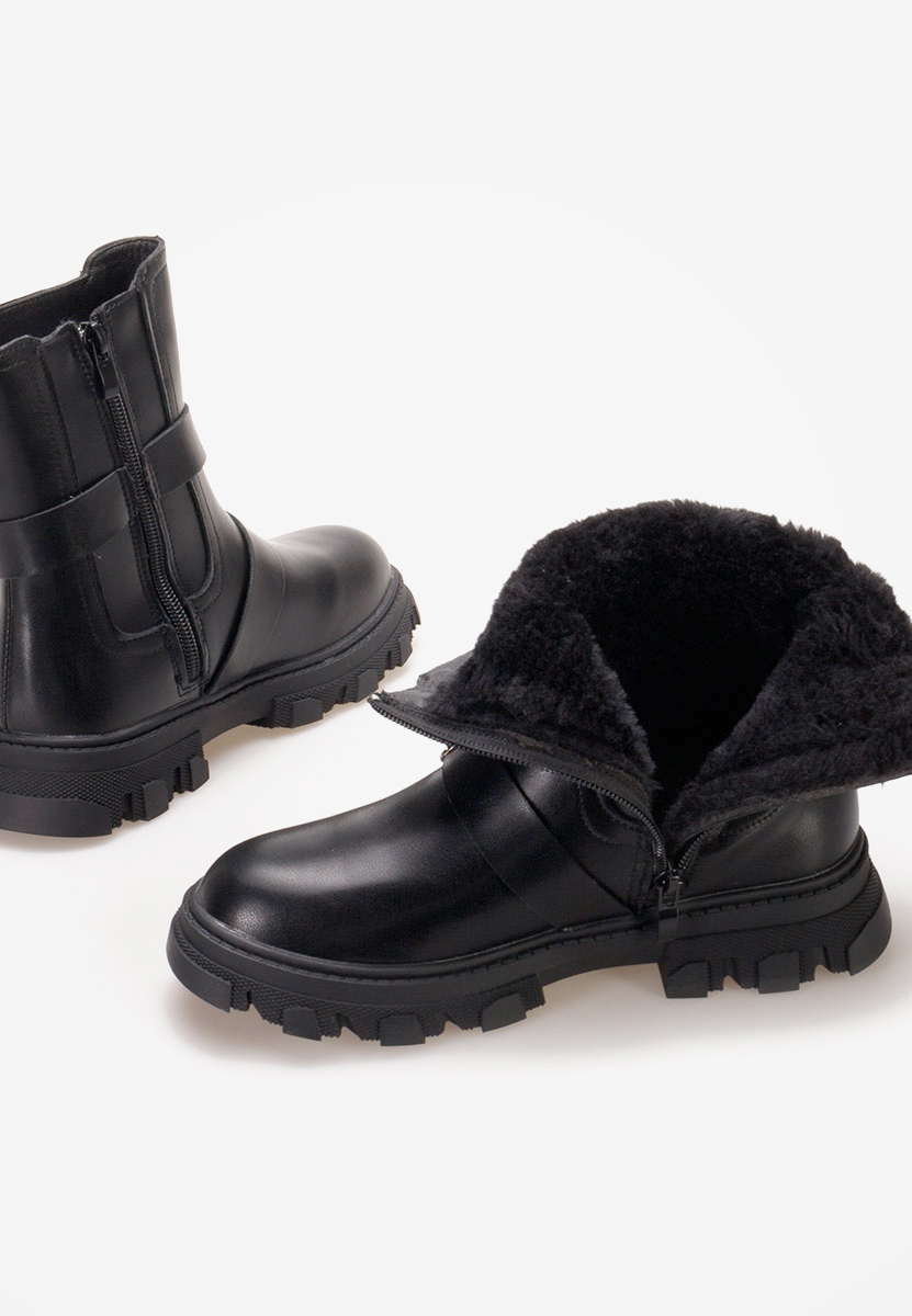 Bottines filles noires Arcana