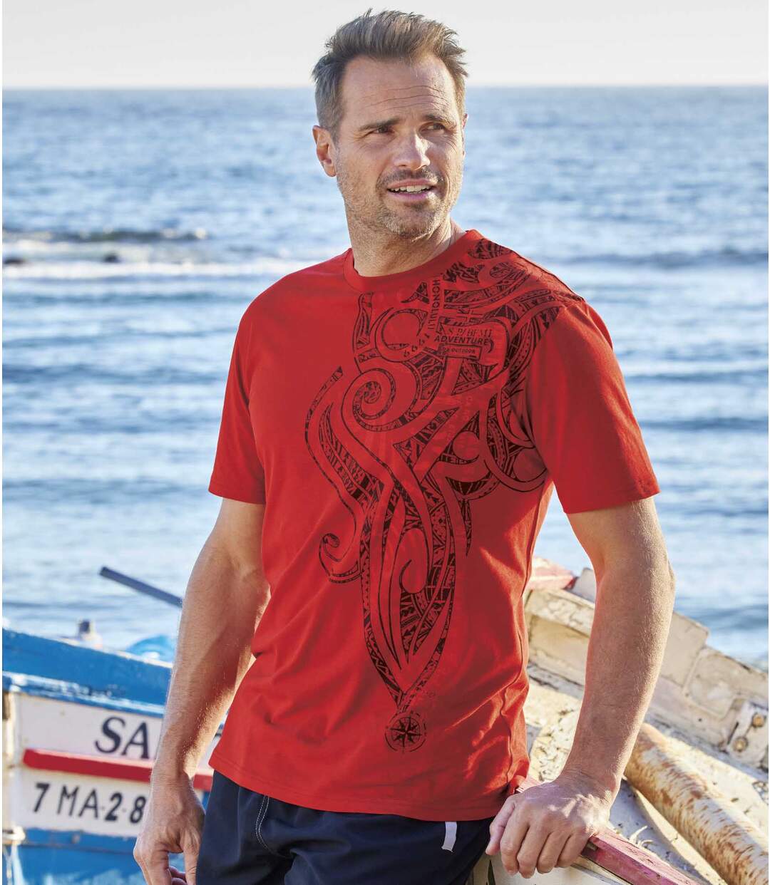 Lot de 3 Tee-Shirts Imprimé Maori
