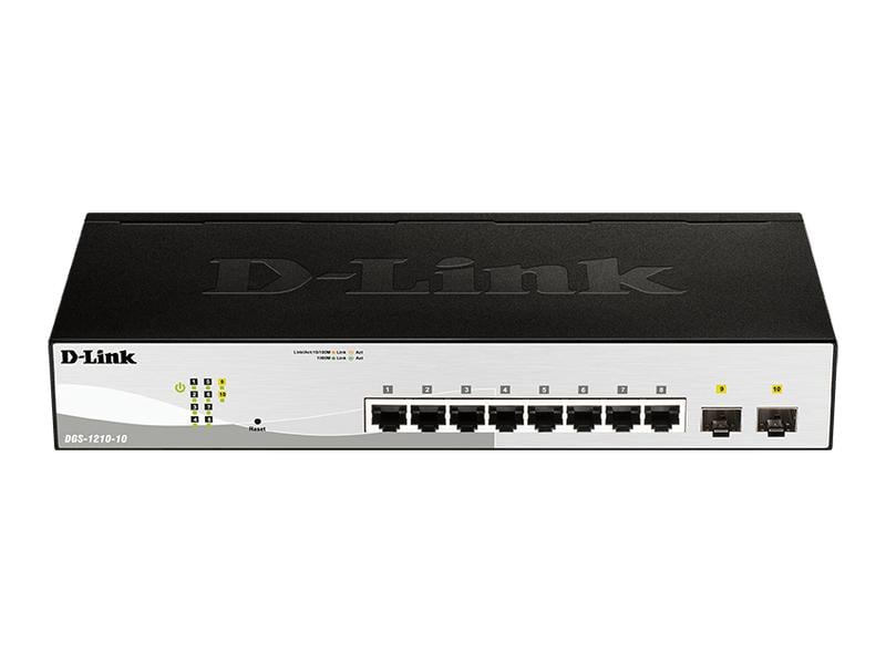 D-Link Switch DGS-1210-10 10 Port 10-Port Gigabit Smart Managed Switch