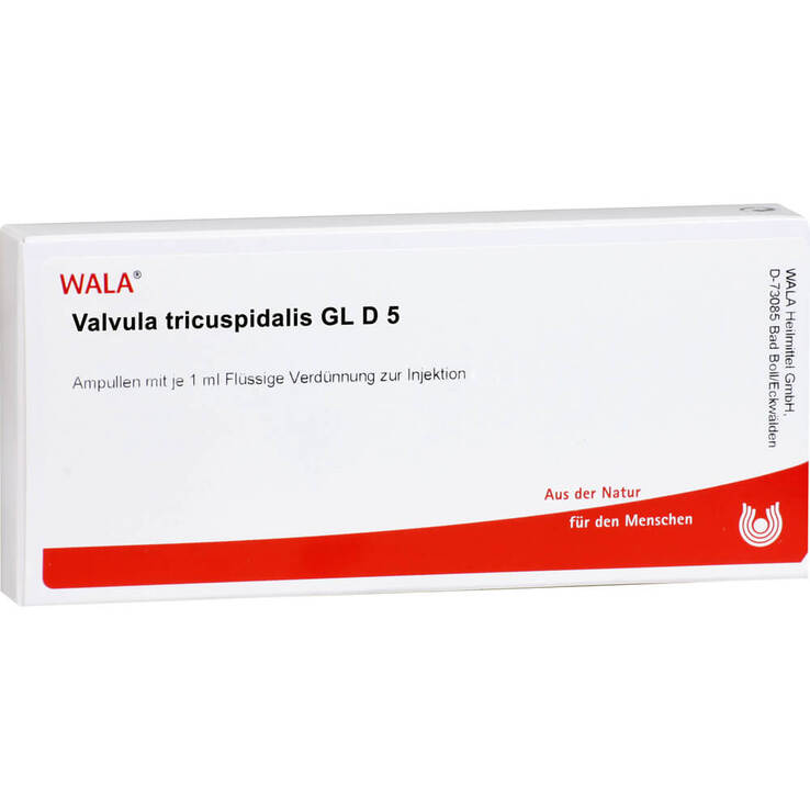 Valvula Tricuspidalis GL D 5 Ampullen, 10X1 ml