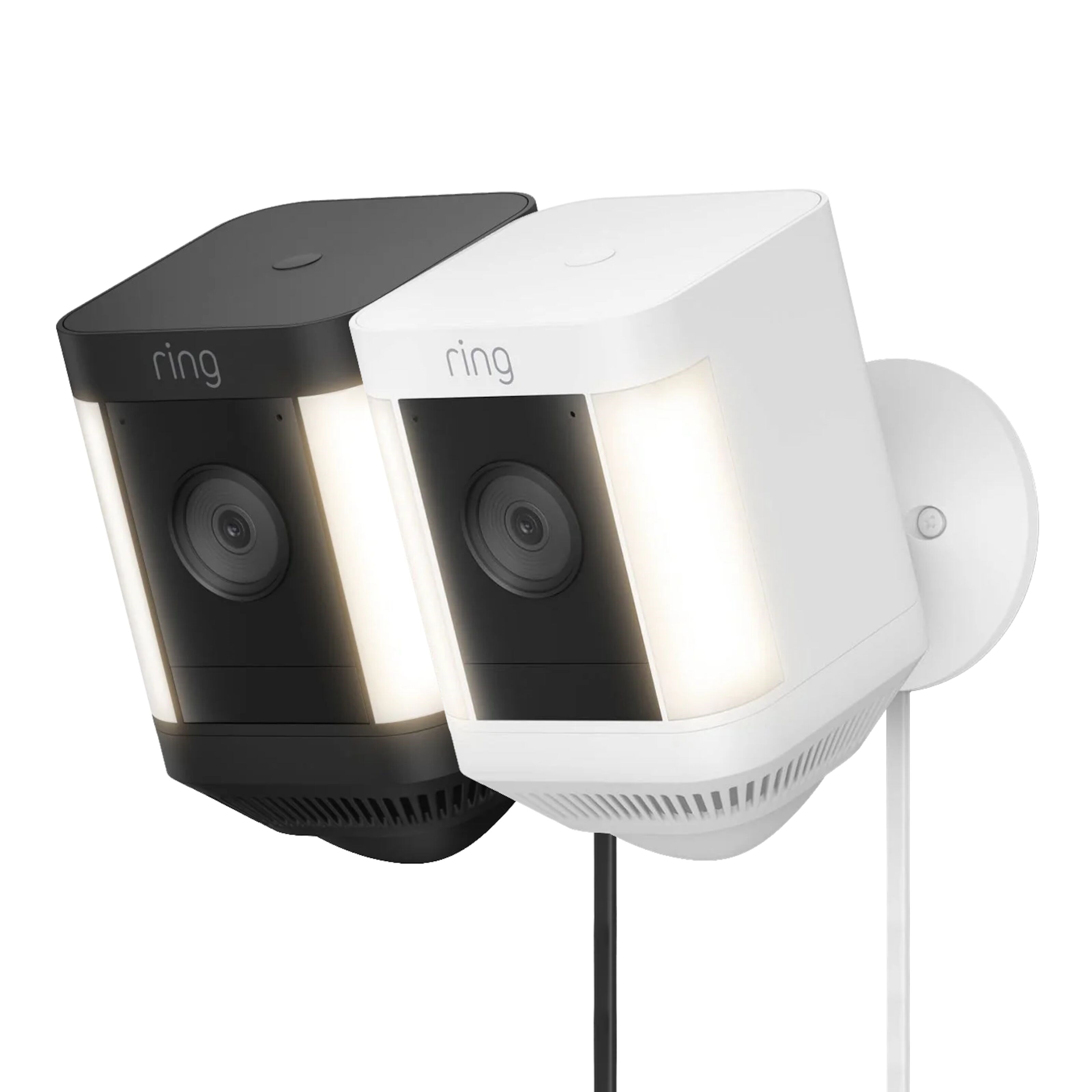 Ring Spotlight Cam Plus Plug-In Overvåkingskamera Hvit