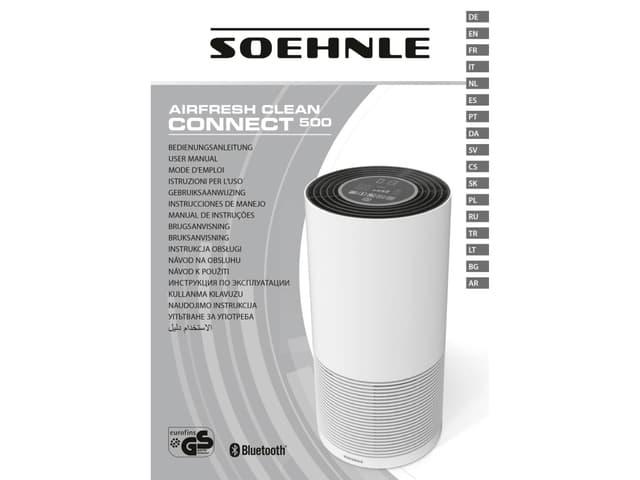 Soehnle Airfresh Clean Connect 500 Luftrenser