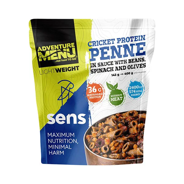 Adventure Menu -  SENS Grillen Protein Penne in Sauce mit Bohnen