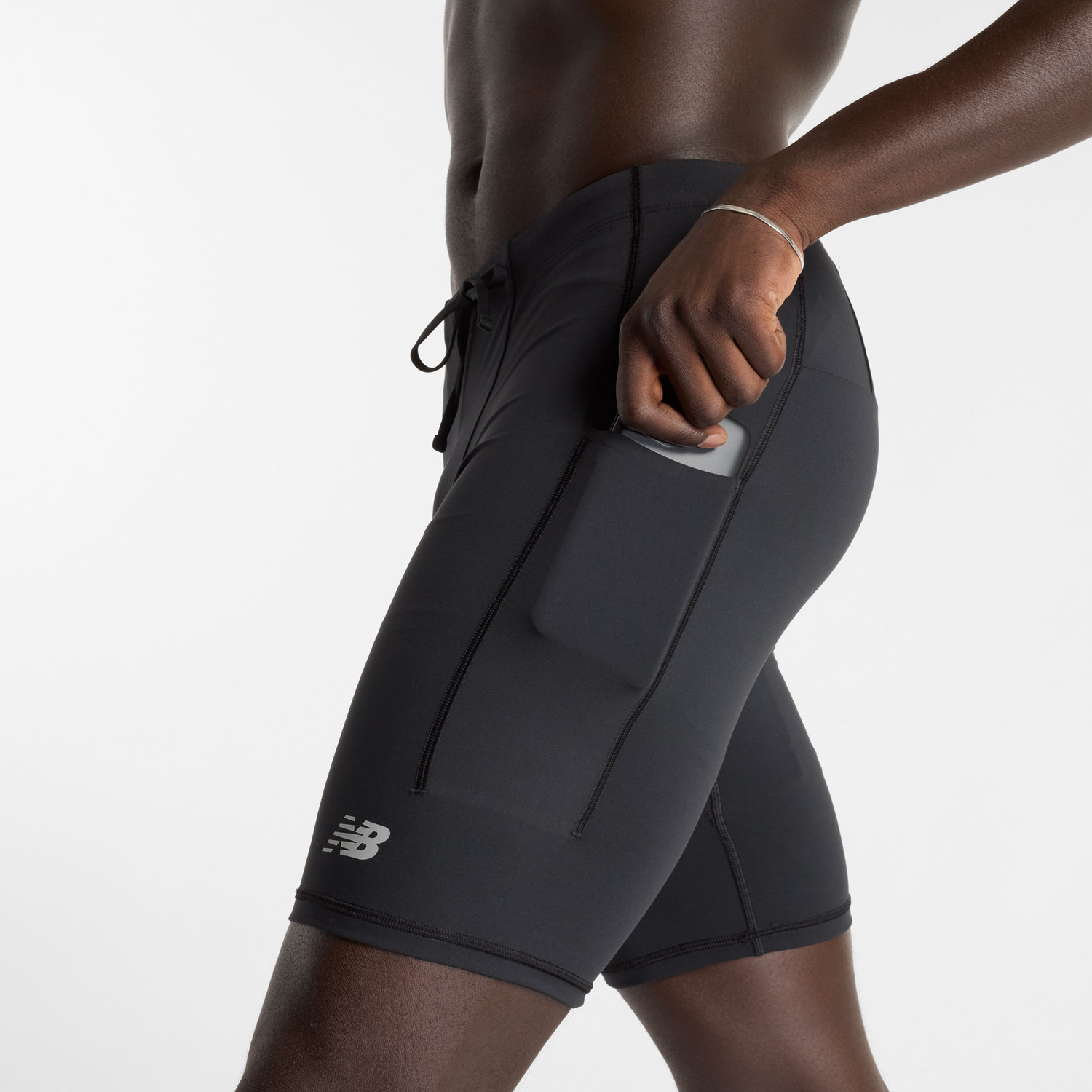 New Balance Sleek Pocket 9'' Legging Heren