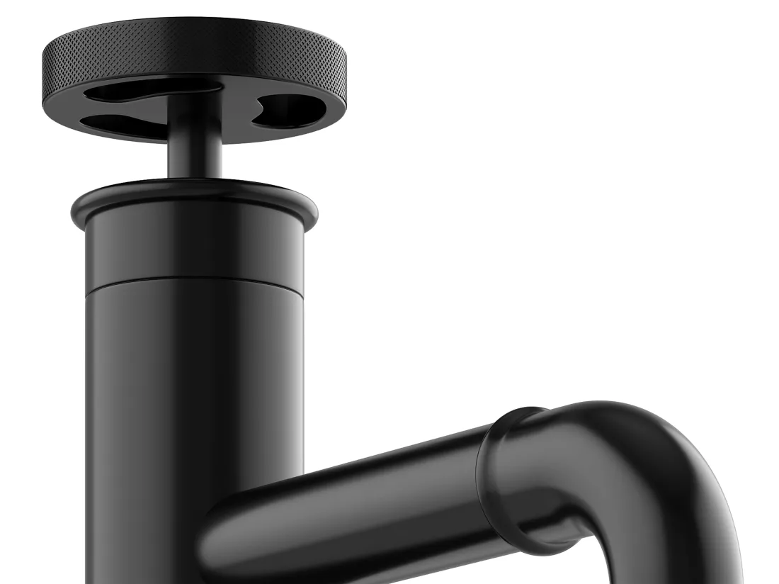 Robinet mitigeur mécanique surélevé - H30,3 cm - Noir mat - KODVA