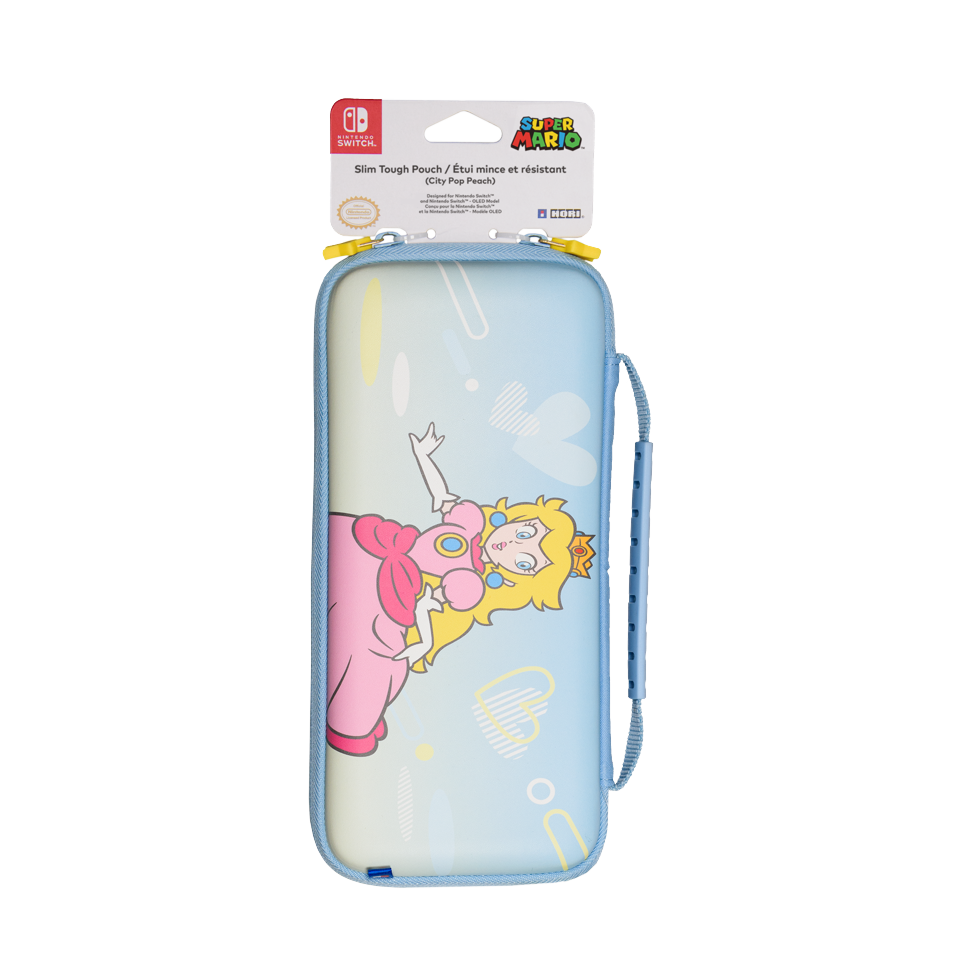 Hori Slim Tough Pouch (City Pop Peach) for Nintendo Switch™