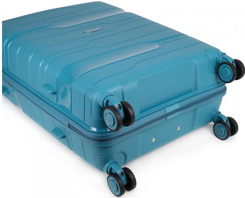 Decent One - City - Handbagage Koffer - Petrol Blauw - Polypropyleen - 36 Liter
