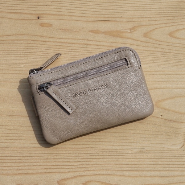 Schlüsseltasche  mit Kartenfächern .650 beige