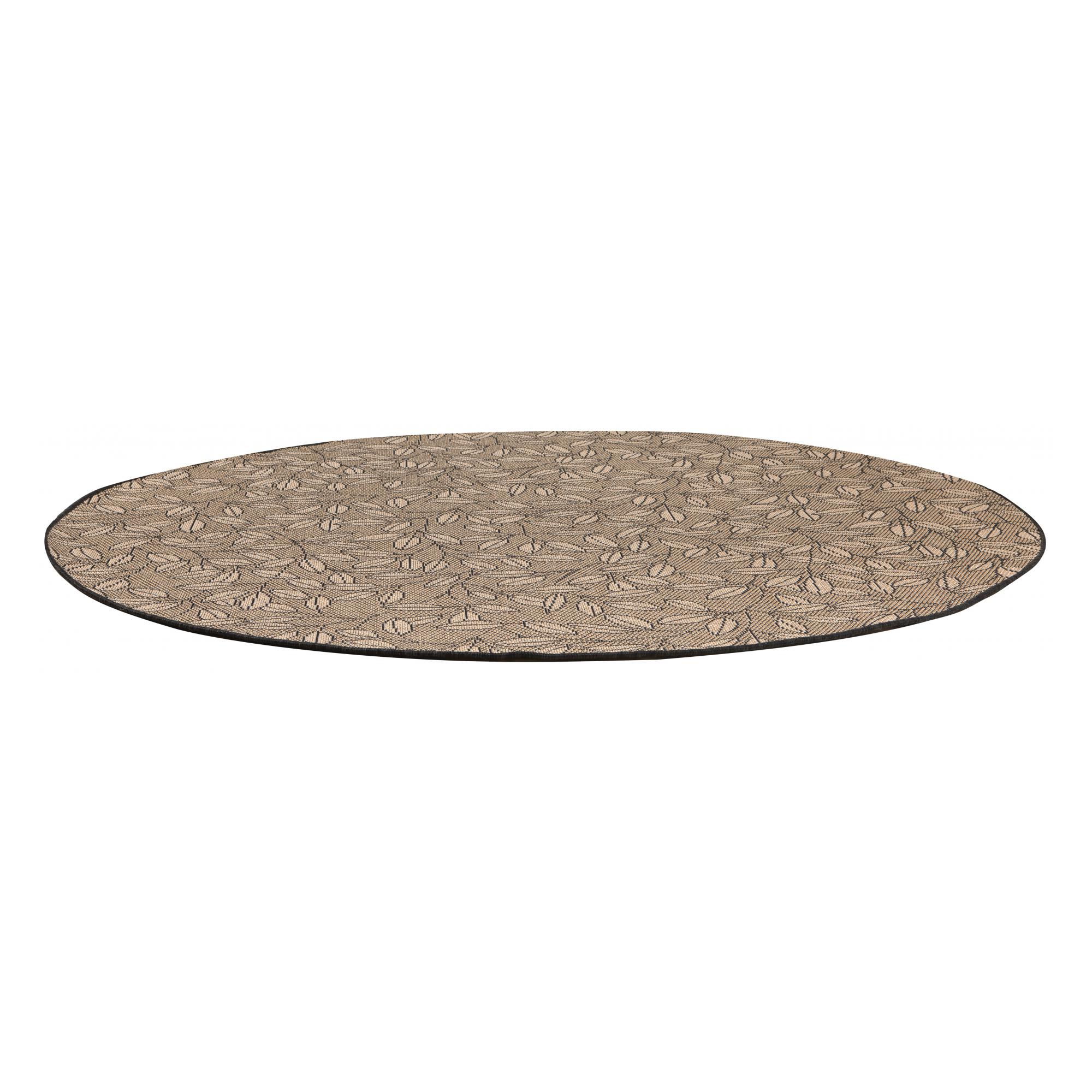 Tapis chelby outdoor naturel diamètre 160 cm