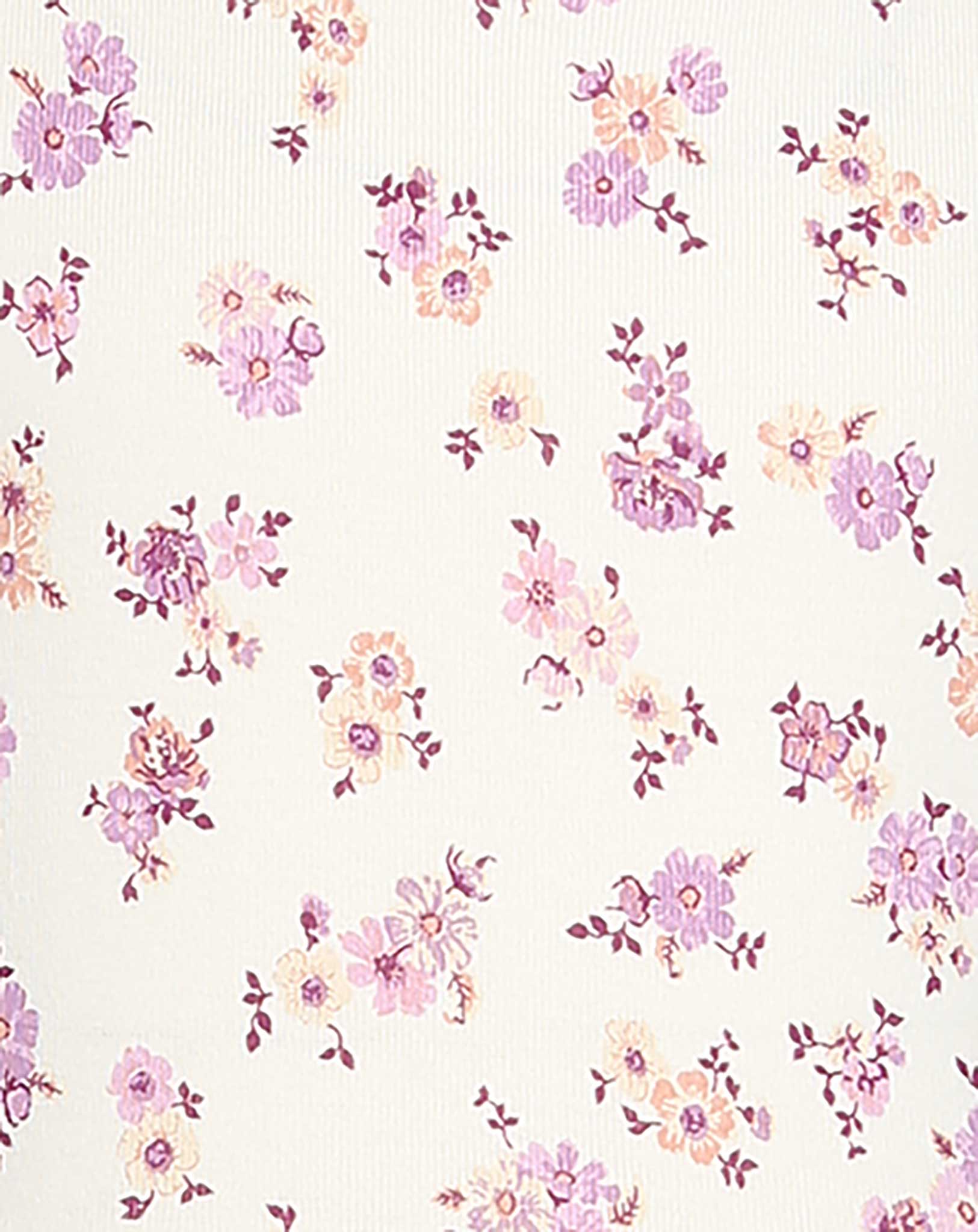 Jersey-Kurzarm-Kleid EMILIE in shell flowers