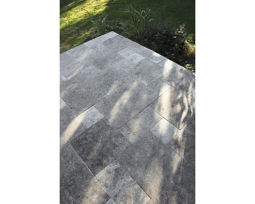 FLAIRSTONE Natuursteen Terrasplaat Genua Travertin Romeins Patroon Set = 1,48 m²
