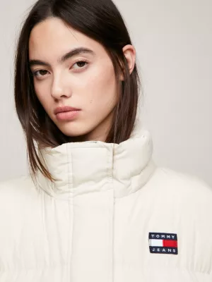 Casaco puffer Alaska de comprimento maxi