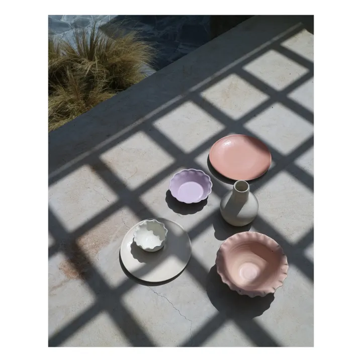 Perla Valtierra Saladier Lola en argile | Rose pâle