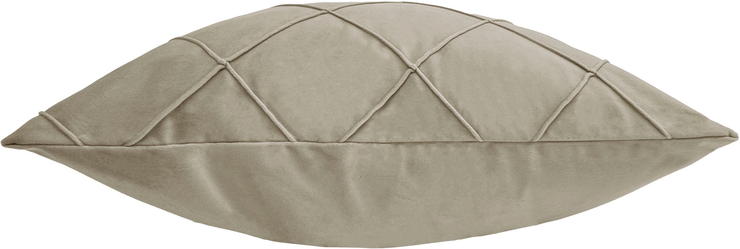 LeGer Home by Lena Gercke Dekokissen »Samt Ladina Mit Biesen« Kissenhülle o. Füllung, 1 Stk 50x50 - Bestseller mit 5 Sternebewertung