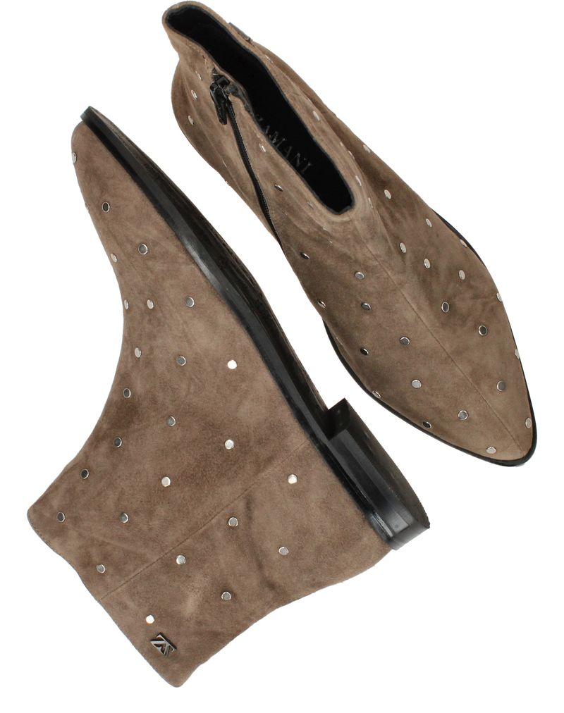 Lazamani Danka Enkellaarsjes Taupe Dames