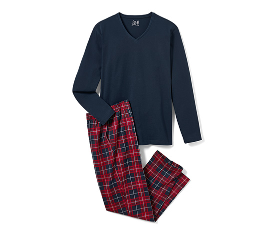 Pyjama, karierte Hose