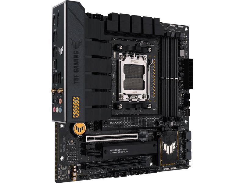 ASUS Mainboard TUF GAMING B650M-PLUS WIFI Gaming Micro-ATX-Mainboard mit B650-Chipsatz
