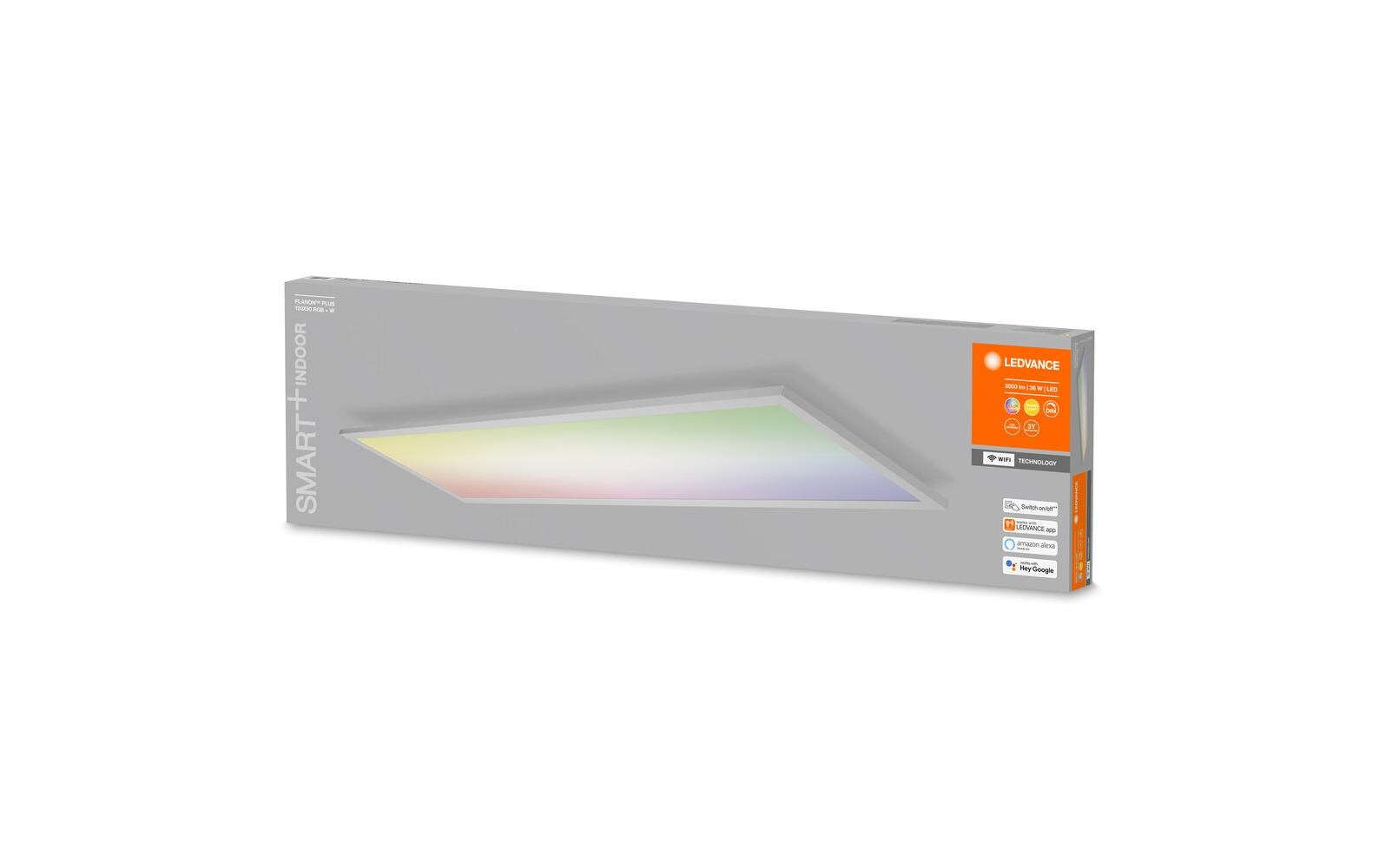 LED-Panel SMART+ WiFi Planon Plus, 120 x 30 cm, 36W, RGBW<br>Panelleuchten mit WiFi-Technologie