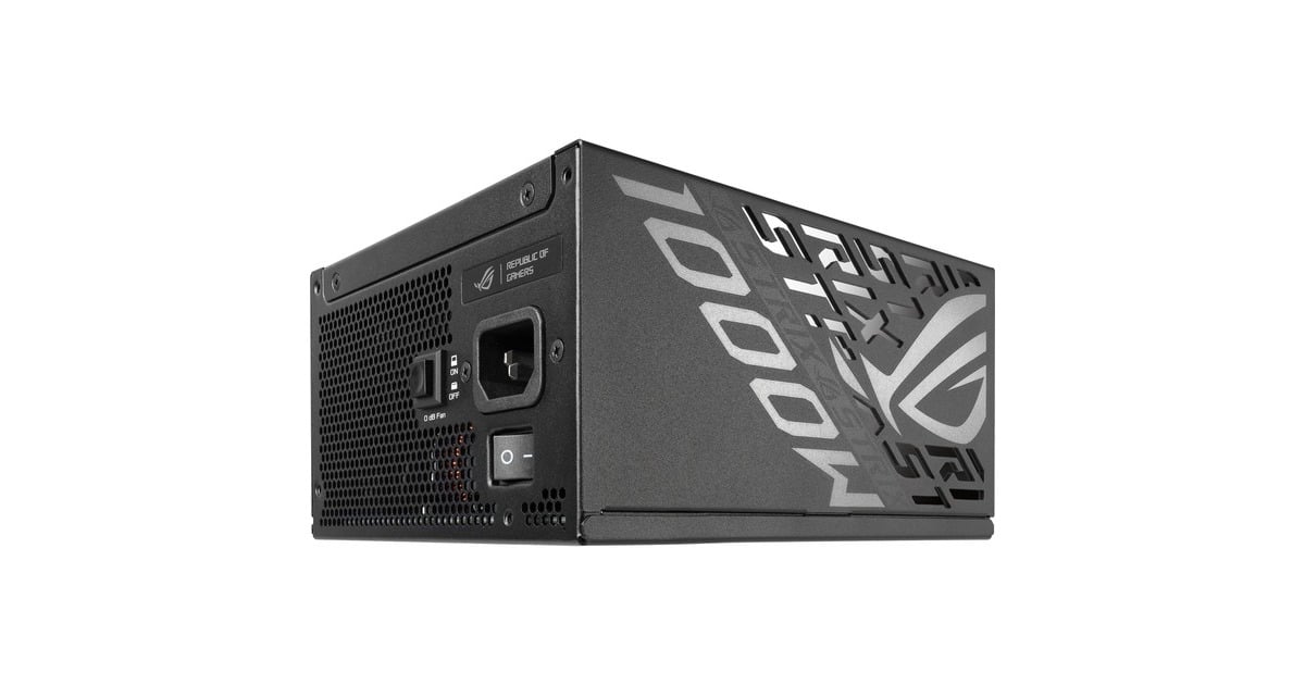 ASUSROG STRIX Platinum modulaire 1000 watt voeding   (Zwart, 1x 12V-2x6, 4x PCIe)