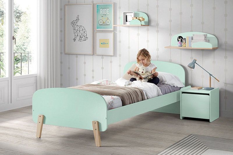 Vipack - Kiddy - Bed - Mintgroen - 90 x 200 cm