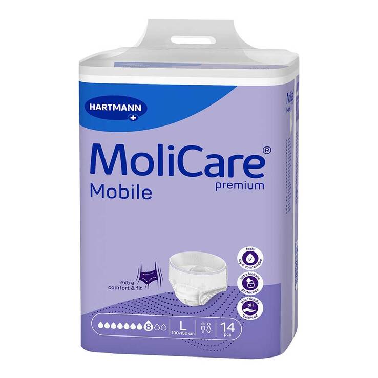Molicare Premium Mobile 8 Tropfen Größe L, 14 St