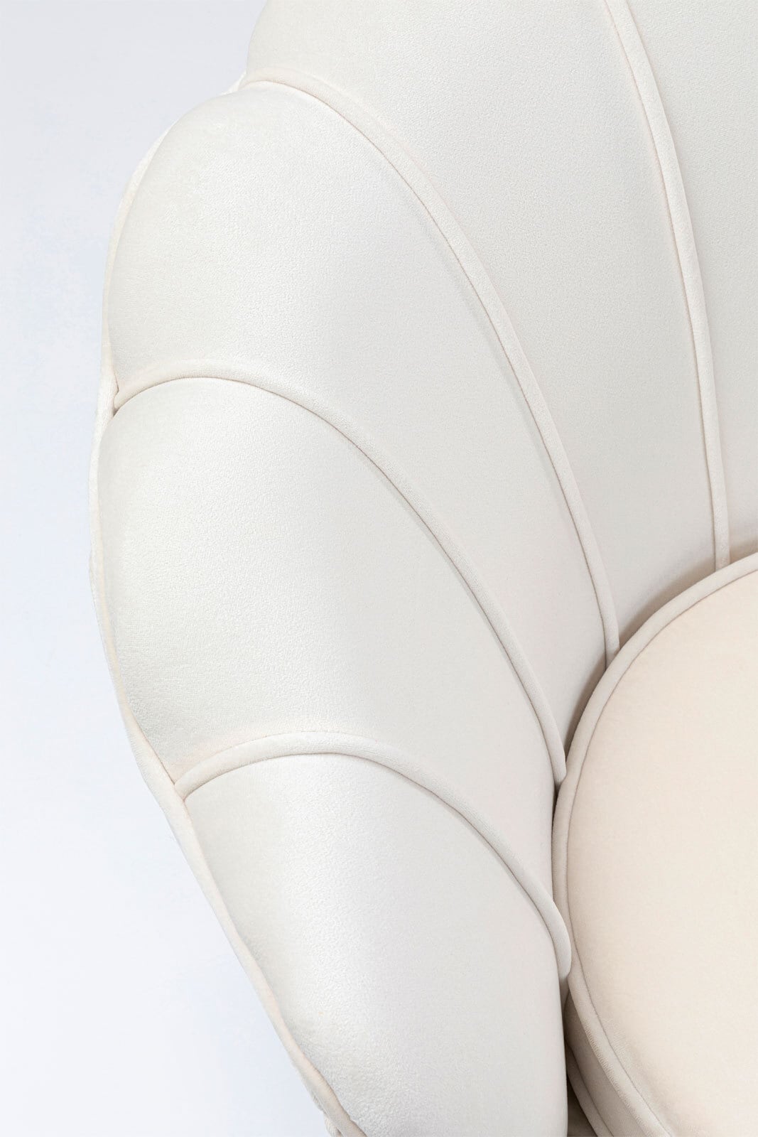 KARE DESIGN Cocktailsessel WATER LILY cremeweiß
