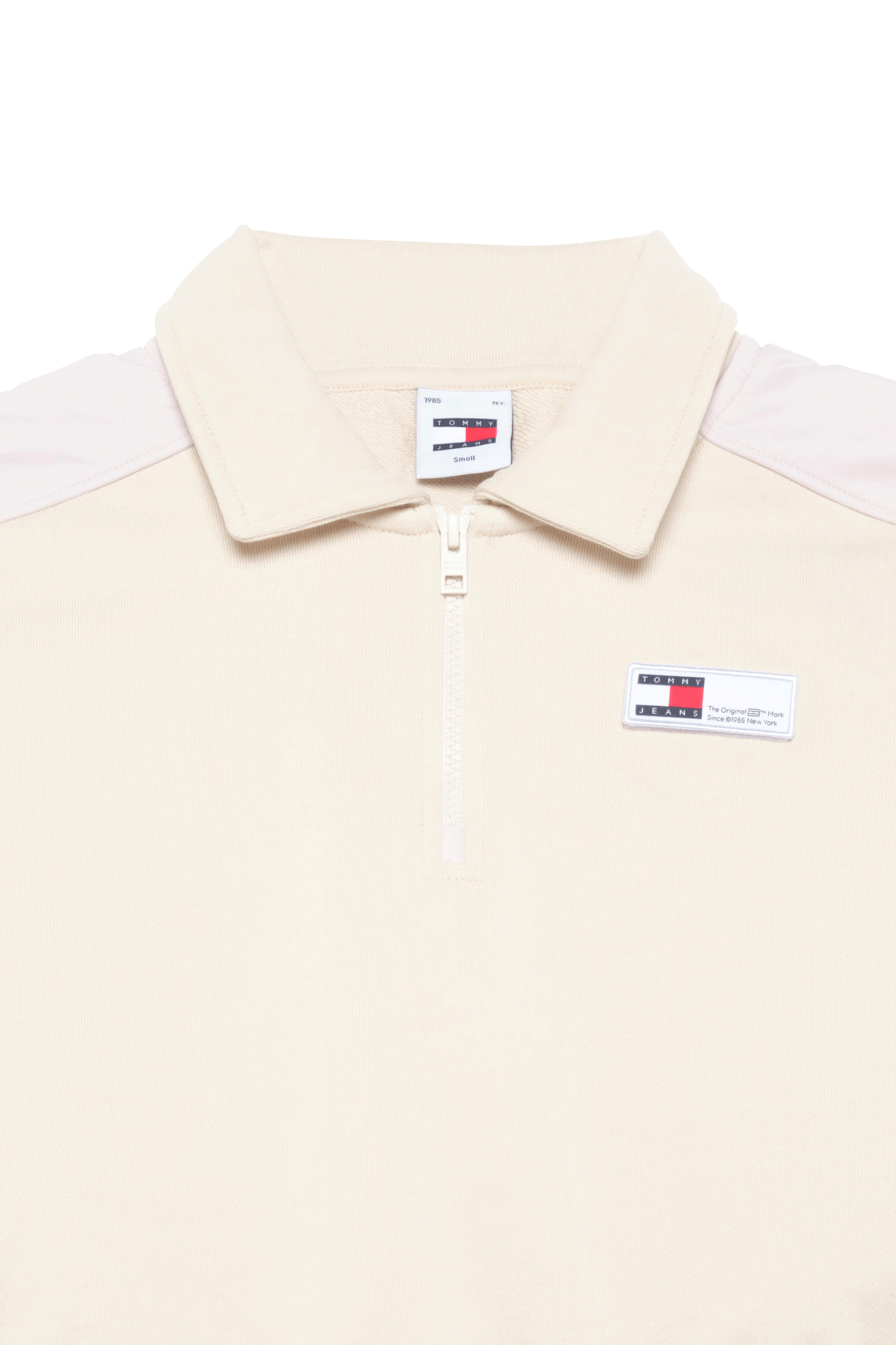 TOMMY JEANS Sweatshirt TJW CRP FABRIC MIX Z Beige