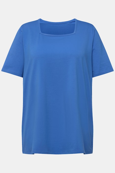 T-Shirt, A-Linie, Carree-Ausschnitt, Halbarm
