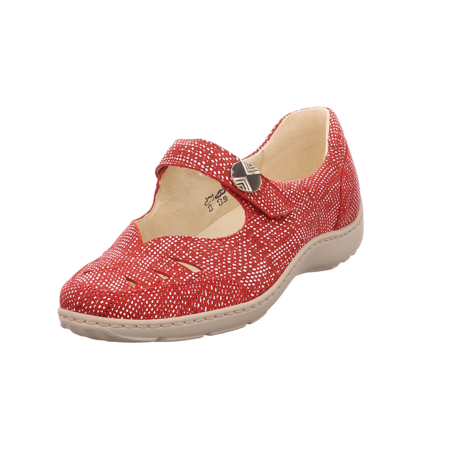 Waldläufer Spangenschuh rot rot