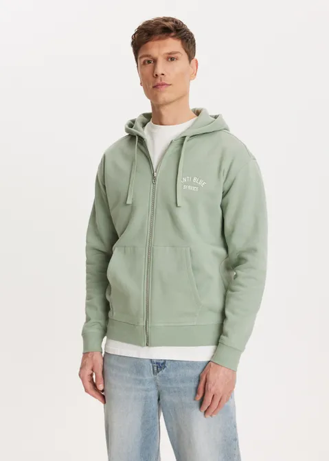 Sweater met print service groen (GRN.L)