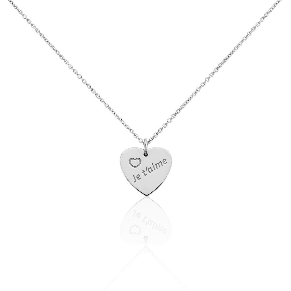 Collier Argent Blanc Sharla