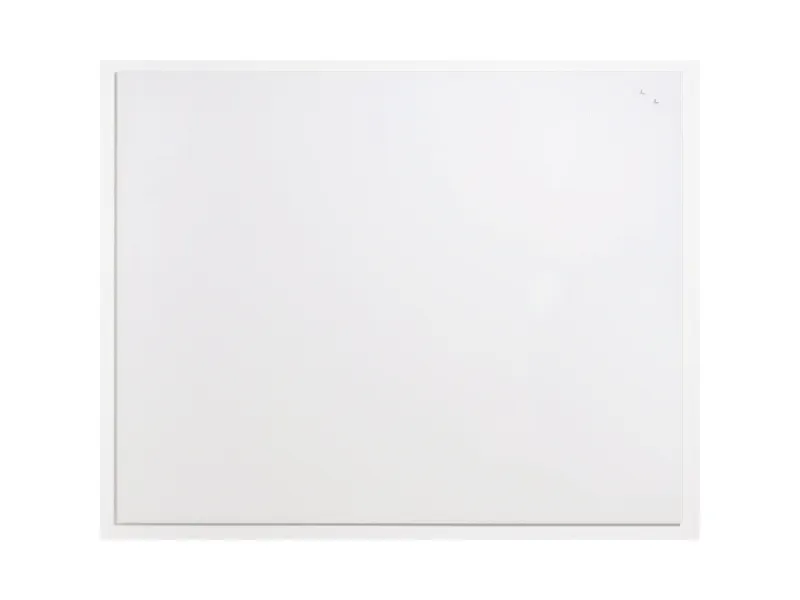 Glastavle, NAGA Pure White, magnetisk, 90 x 120 cm, hvid