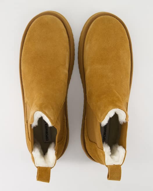 Copenhagen Studios CPH258 Chelsea Boots in Beige