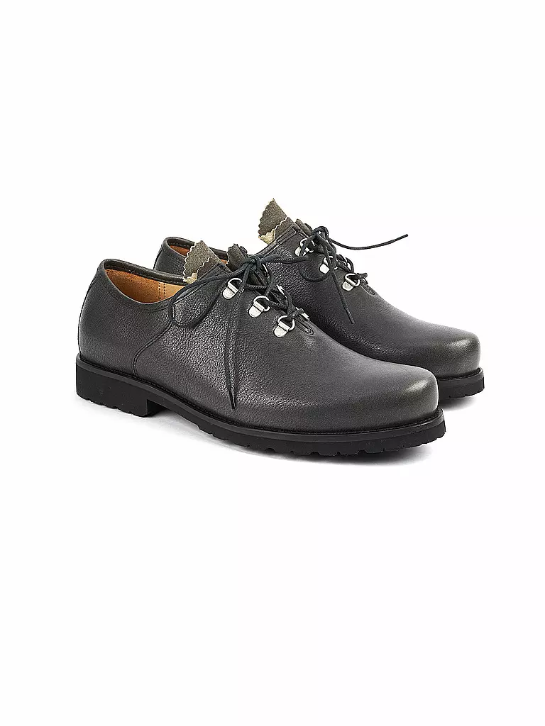 DIRNDL & BUA Trachtenschuhe - Haferlschuhe SANTIAGO ANTIBOCK grau